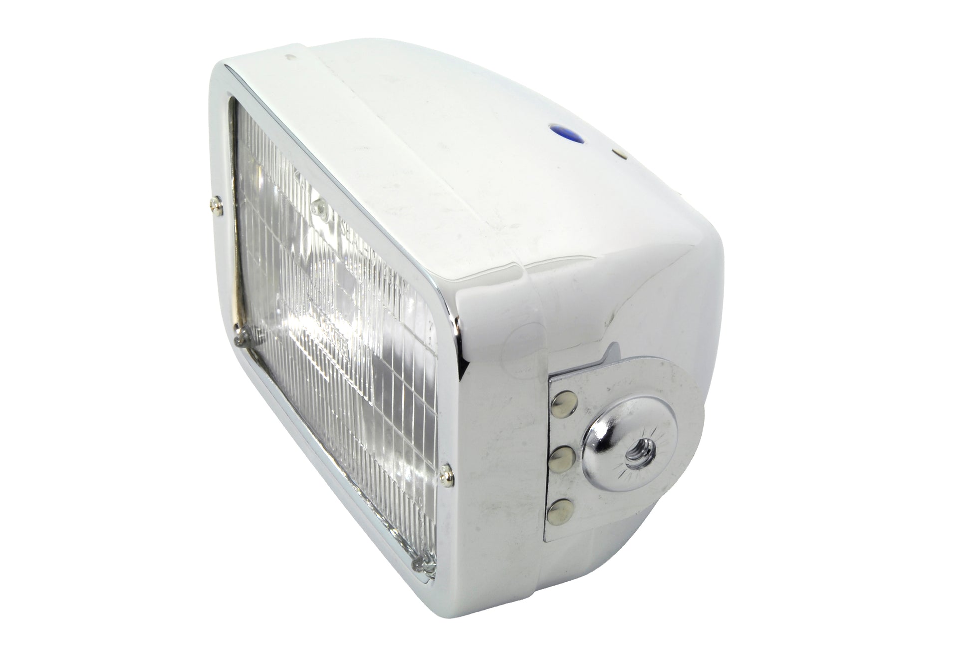 4-1/2 Headlamp Rectangular Caddy Type Chrome