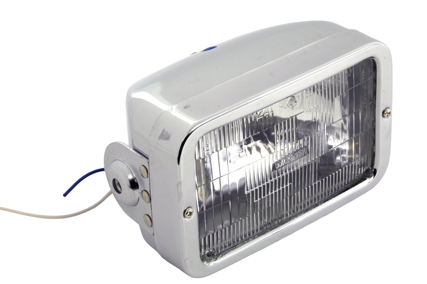 4-1/2 Headlamp Rectangular Caddy Type Chrome
