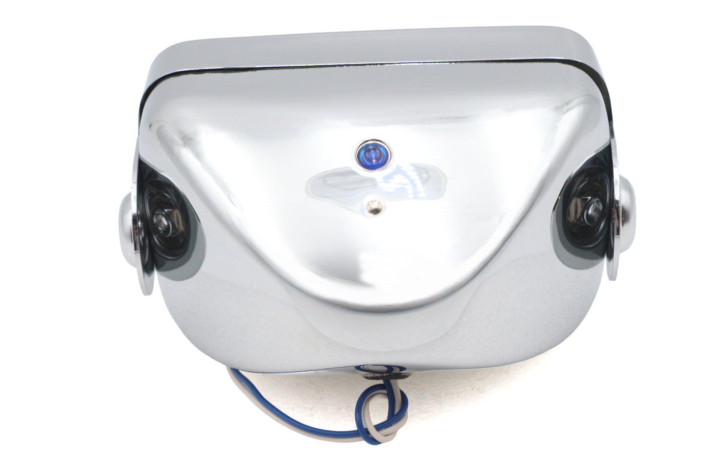 4-1/2 Headlamp Rectangular Caddy Type Chrome