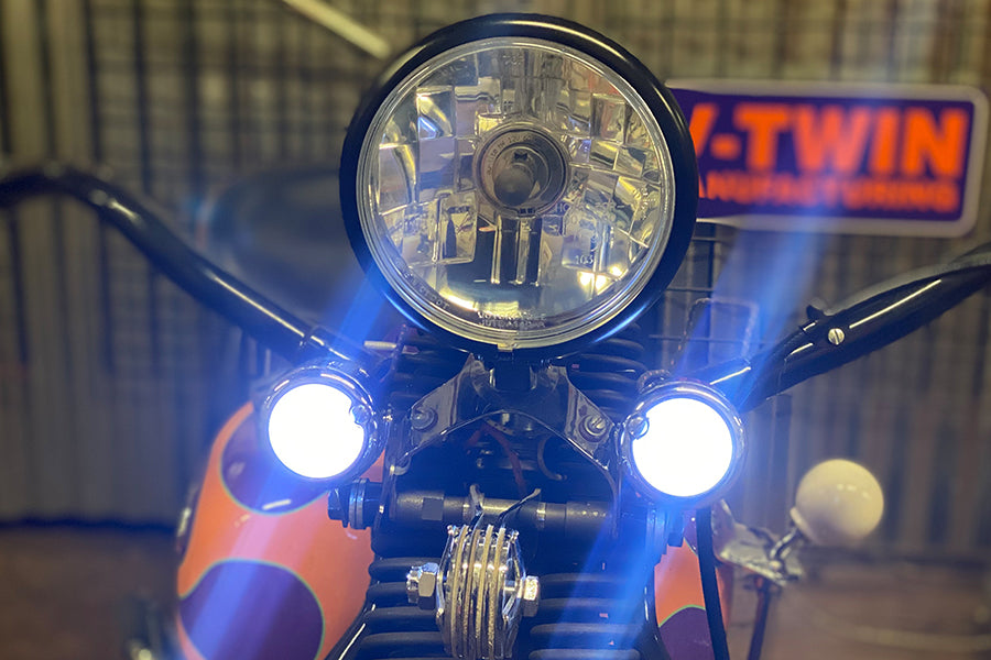 Replica Marker Lamp Lens Glass Bullet Style White