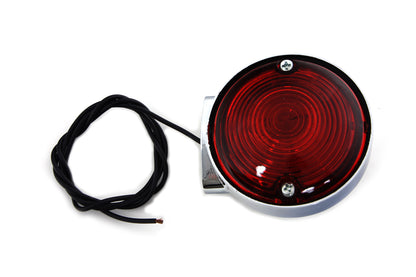 Chrome Turn Signal Front and Rear Red