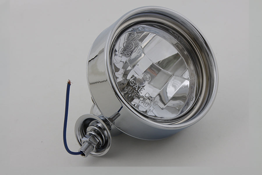 Chrome 4 Spotlamp with H-3 Bulb Inset Type