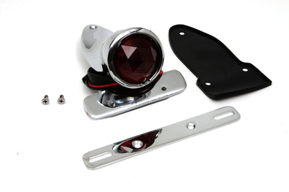 Bates Bobber Tail Lamp Assembly Chrome
