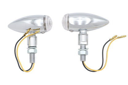 Mini LED Bullet Clear Lens Marker Lamp Set
