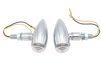 Mini LED Bullet Clear Lens Marker Lamp Set