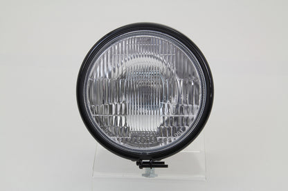 5-3/4 Round Stock Type Black Headlamp