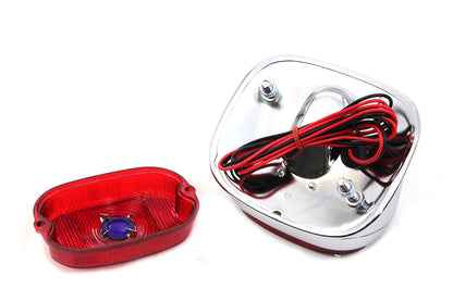 Chrome Oval Tail Lamp Assembly