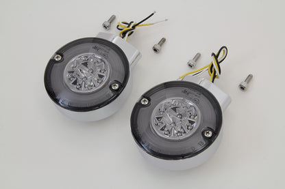 Chrome LED Turn Signal Set Front