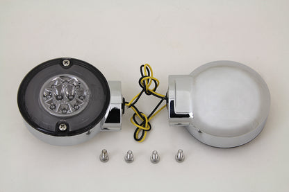 Chrome LED Turn Signal Set Rear