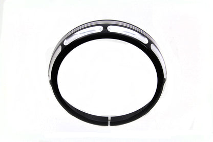7 Black Anodize Burst Headlamp Trim Ring