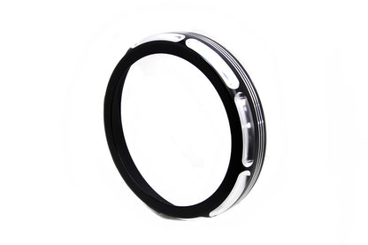 7 Black Anodize Burst Headlamp Trim Ring