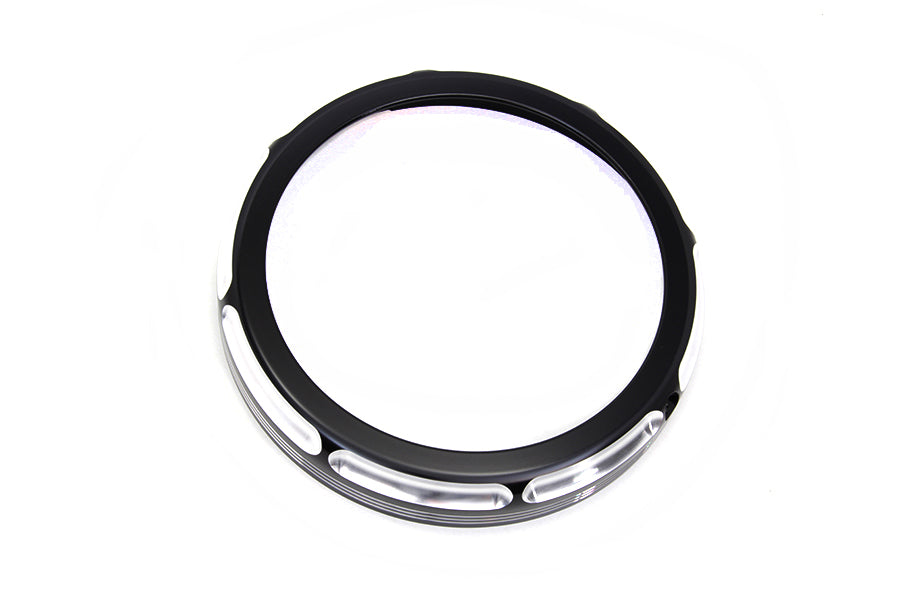 7 Black Anodize Burst Headlamp Trim Ring