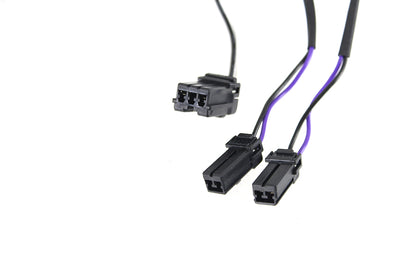 Black Bullet Rear Turn Signal Bar and License Plate
