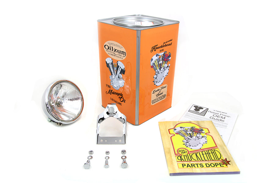 Spring Fork Headlamp Assembly Chrome