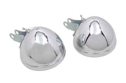 Replica Chrome Guide Spotlamp Set 6 Volt