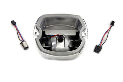 Chrome Tail Lamp with Red LED