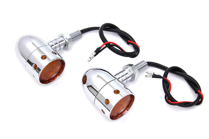 Chrome Bullet Marker Lamp Set