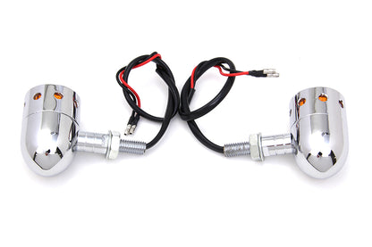 Chrome Bullet Marker Lamp Set