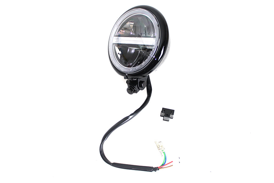 5-3/4 Bates Style LED Headlamp Black