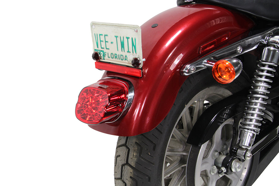 Lay Down Tail Lamp Assembly Red LED