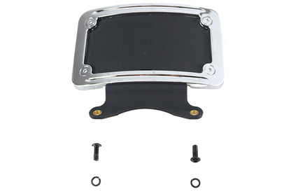 Chrome Curved License Plate Frame