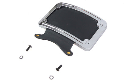 Chrome Curved License Plate Frame