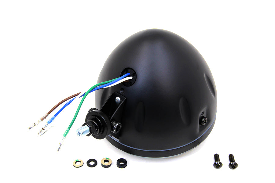 5-3/4 H4 Headlamp Unit Black