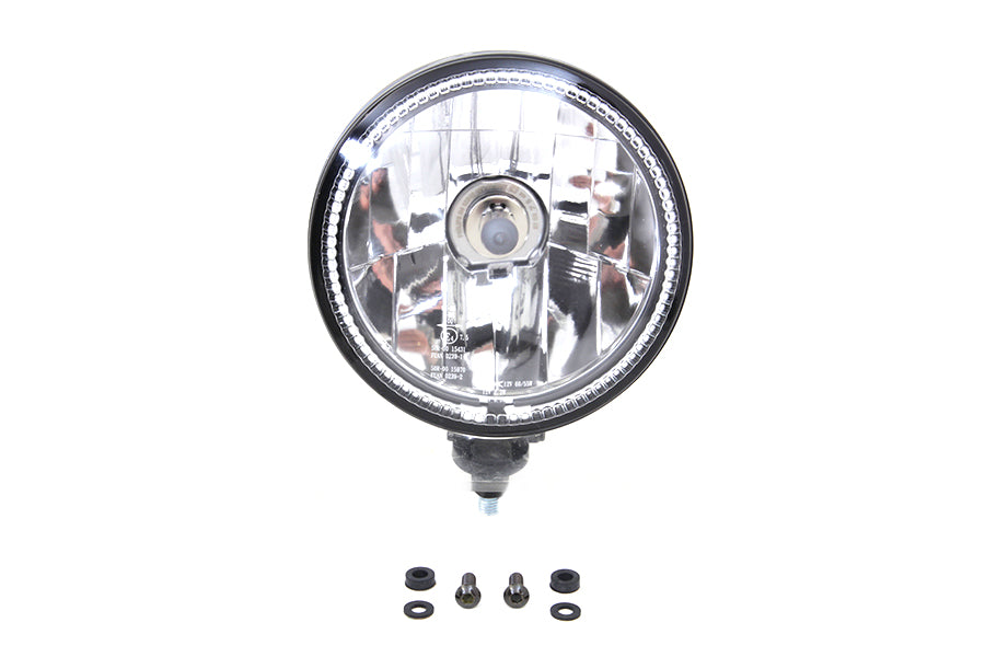 5-3/4 H4 Headlamp Unit Black