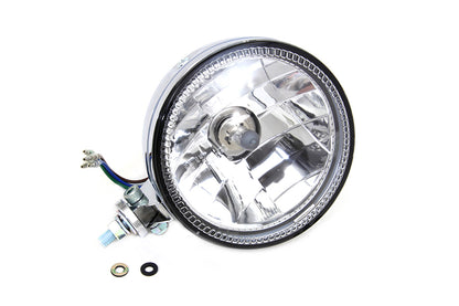 5-3/4 H4 Headlamp Unit Chrome