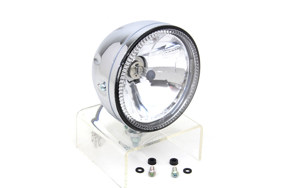5-3/4 H4 Headlamp Unit Chrome