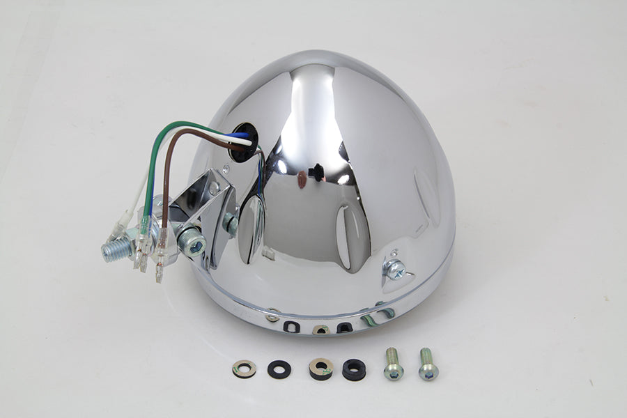 5-3/4 H4 Headlamp Unit Chrome