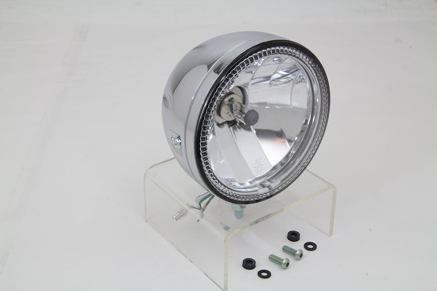 5-3/4 H4 Headlamp Unit Chrome