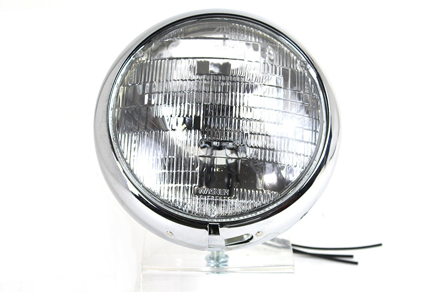 Vintage 7 Round Headlamp 6 Volt