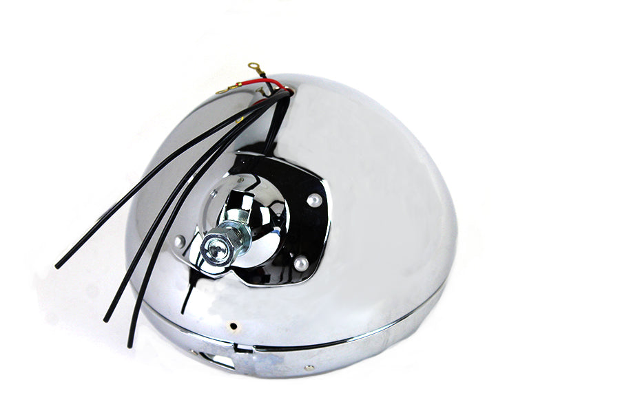 Vintage 7 Round Headlamp 6 Volt