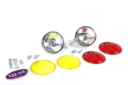 Replica Chrome Guide Spotlamp Set 6 Volt