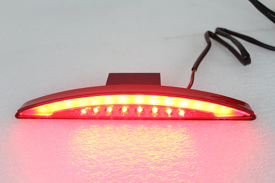 Slice Style LED Fender Mount Tail Lamp with Red Lens