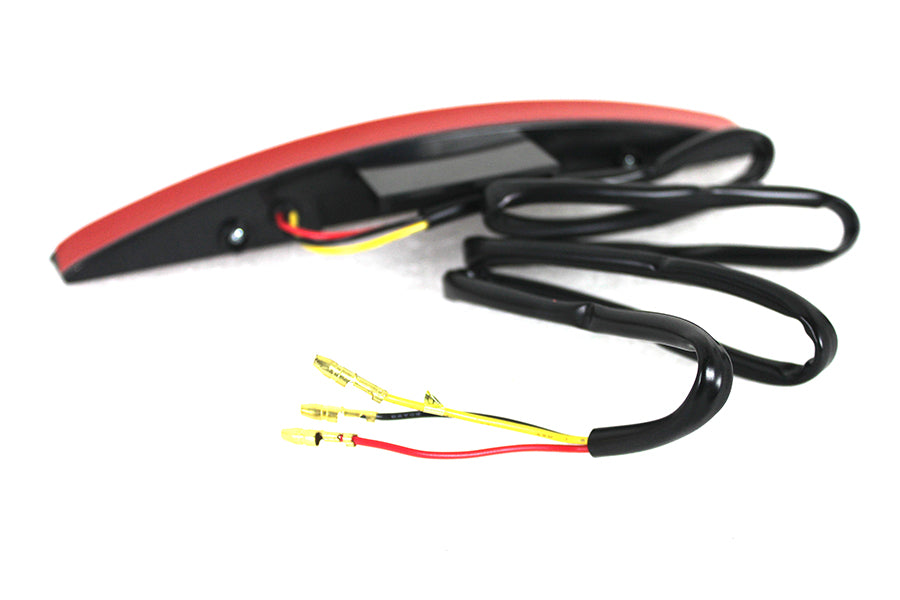 Slice Style LED Fender Mount Tail Lamp with Red Lens