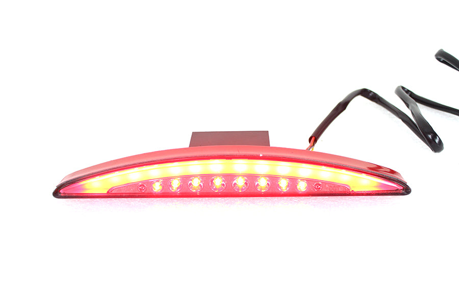 Slice Style LED Fender Mount Tail Lamp with Smoke Lens