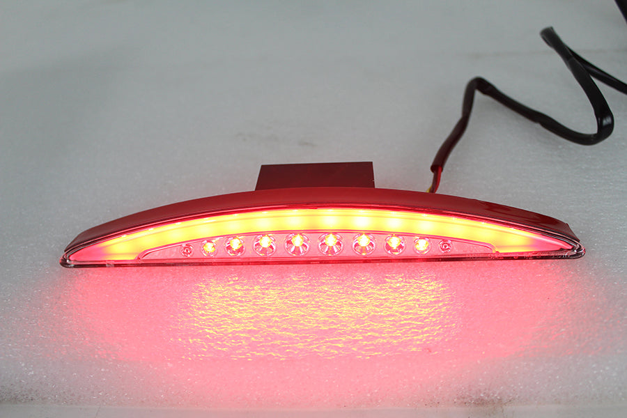 Slice Style LED Fender Mount Tail Lamp with Clear Lens