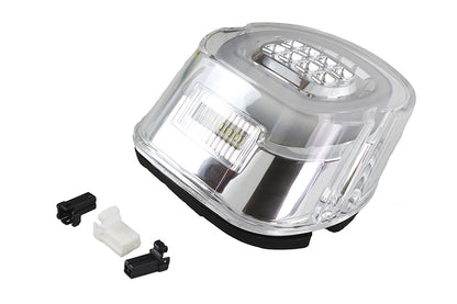 Chrome Lens Tail Lamp with LED Turn Signals