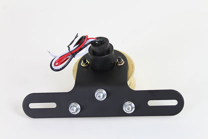 LED Round Tail Lamp Assembly Brass