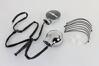 Amber LED Flat Lens Turn Signal Set