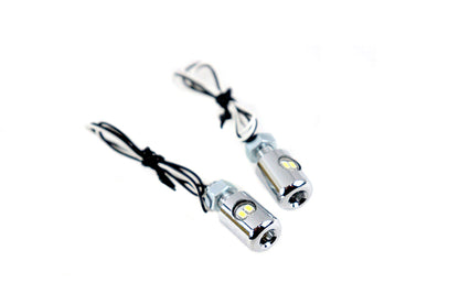 Chrome Hagler License Plate Bolt Set with LED