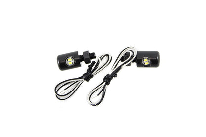 Black Hagler License Plate Bolt Set with LED
