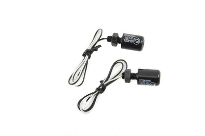 Black Hagler License Plate Bolt Set with LED