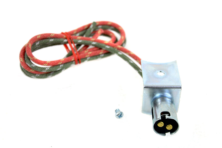 Tombstone Tail Lamp Socket and Bracket