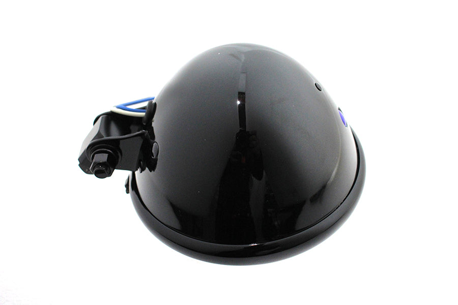 5-3/4 Round Headlamp Assembly Black
