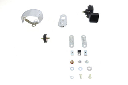 Softail Horn Kit with Chrome Cover