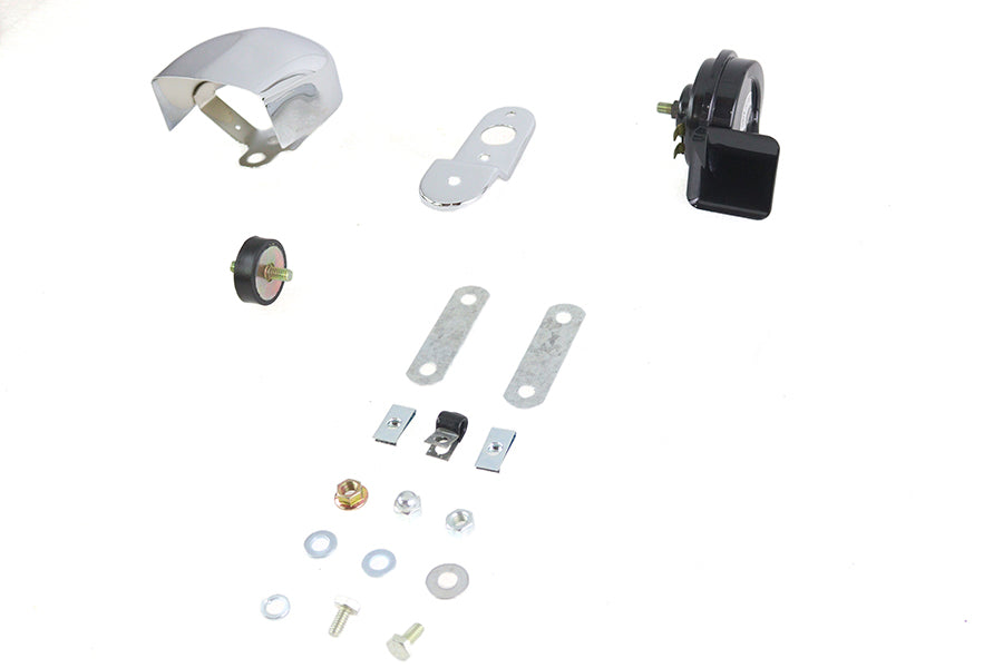 Softail Horn Kit with Chrome Cover