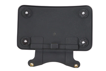 Curved License Plate Frame Black